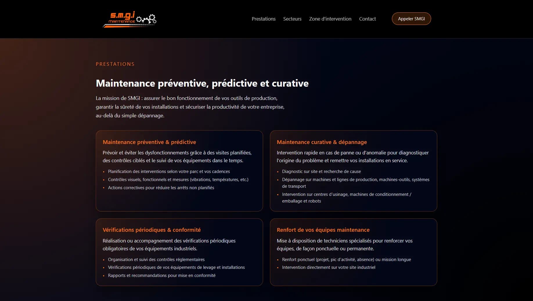 SMGI - Section services