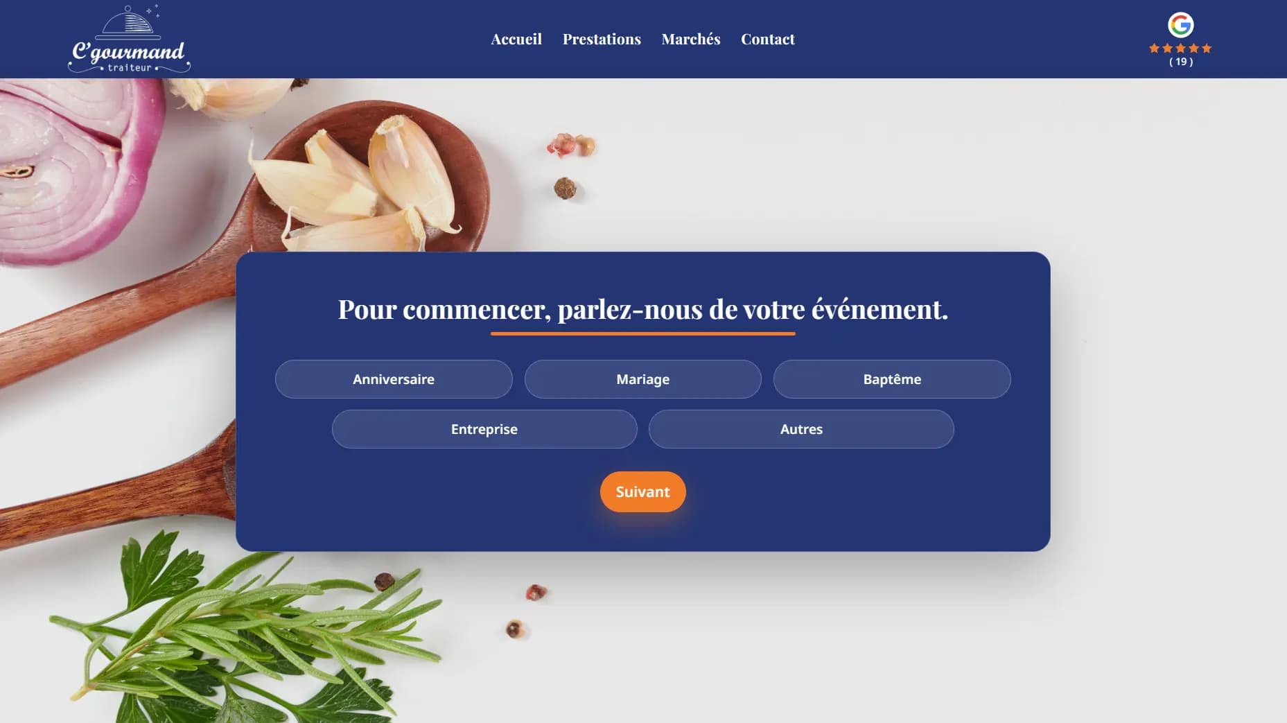 Traiteur C’Gourmand - Devis